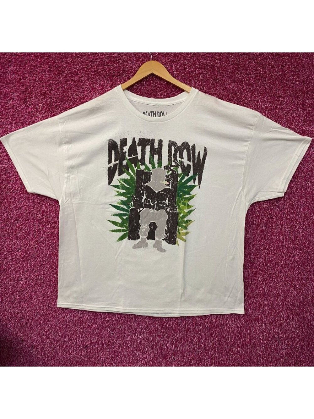 Death Row Records Puffy Electric Chair Inmate Logo Rap Tee 3XL
